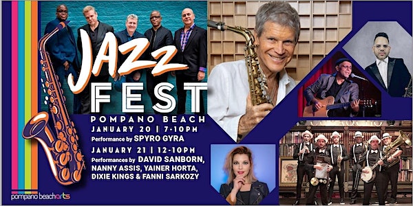 Jazz Fest Pompano Beach 2023 | SPYRO GYRA & DAVID SANBORN - 4Ps